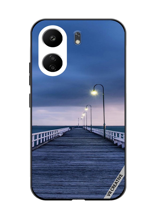 VR CREATIVE Protective Case Cover For Xiaomi Redmi 13C Pathway To Sea Design Multicolour - Image 1