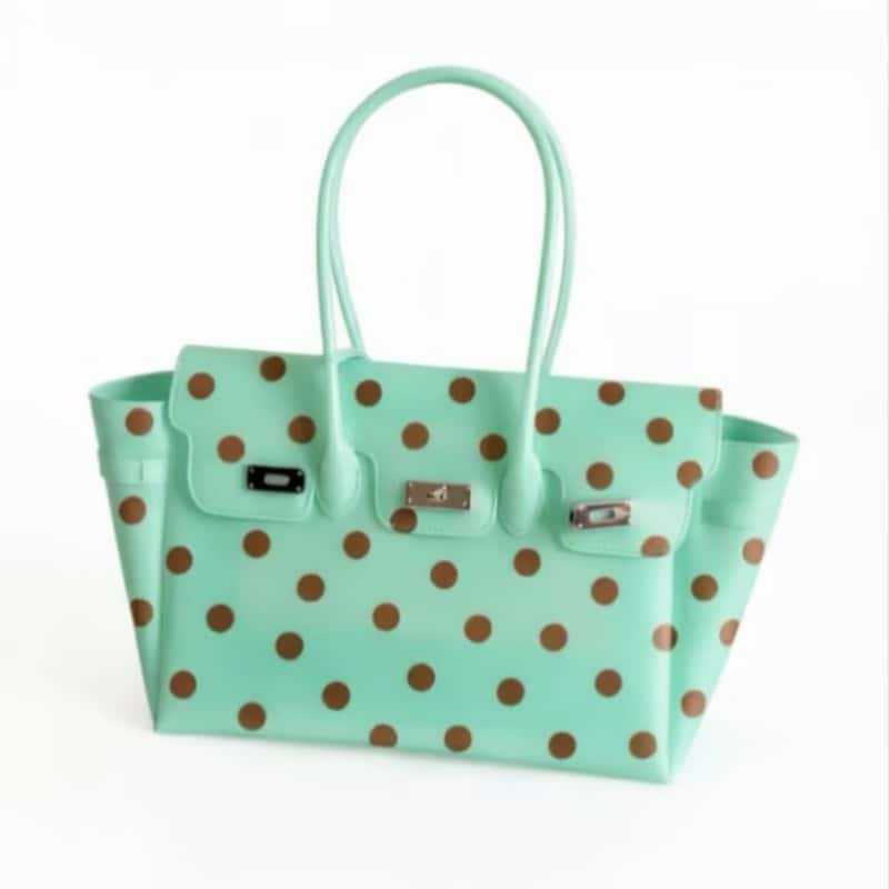 2026 Summer New Kelly Kiiikiii Jelly Shoulder Tote Bag, Transparent Large Capacity - Image 1