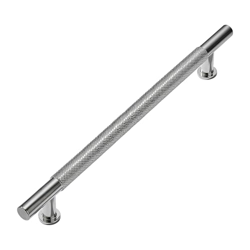 khtumeware 1 Pack 24 Inch610mm Soild Knurled Appliance Pulls Brushed Satin Nickel Cabinet Pulls Drawer Pulls Kitchen Hardware Kitchen Handles for Cabinets Cupboard Handles - Image 1