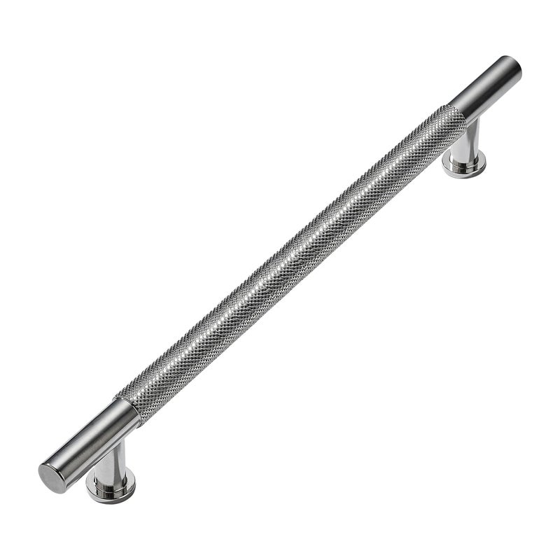 khtumeware 1 Pack 24 Inch610mm Soild Knurled Appliance Pulls Brushed Satin Nickel Cabinet Pulls Drawer Pulls Kitchen Hardware Kitchen Handles for Cabinets Cupboard Handles - Image 2