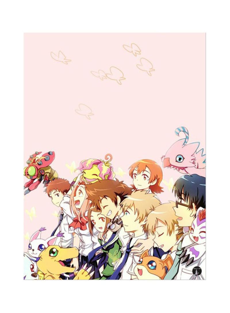 RKN The Anime Digimon Mouse Pad Pink