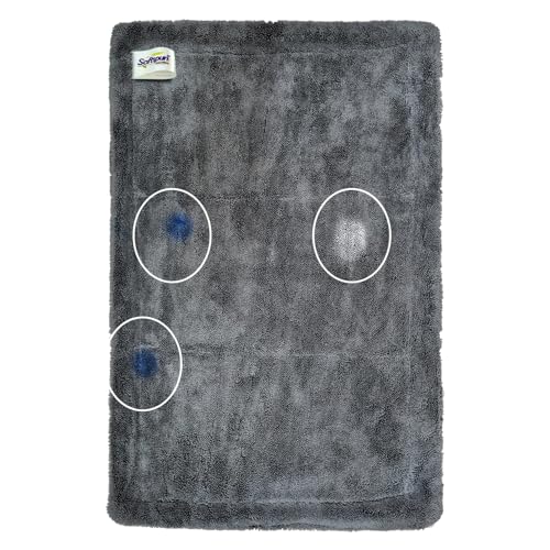 SOFTSPUN Microfiber Export Rejected Cloths, Going Cheap! 1 pcs 40X60 cms 1600 GSM Grey! Thick LintStreak Free Multipurpose Cloths for Car Bike Cleaning Polishing Washing & Detailing. - Image 4