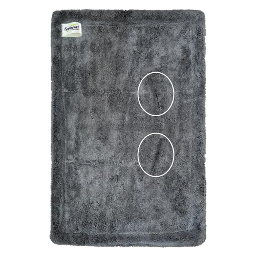 SOFTSPUN Microfiber Export Rejected Cloths, Going Cheap! 1 pcs 40X60 cms 1600 GSM Grey! Thick LintStreak Free Multipurpose Cloths for Car Bike Cleaning Polishing Washing & Detailing. - Image 5