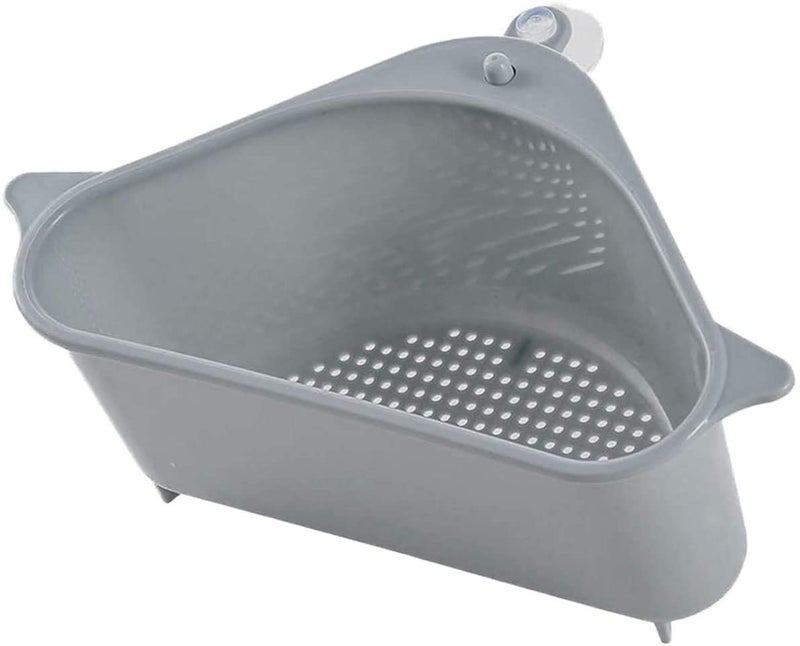 ULTRAZON Sink Strainer Basket Sponge Holder, Soap Box Organizer for Kitchen, Bathroom - Plastic Multicolor - Image 1