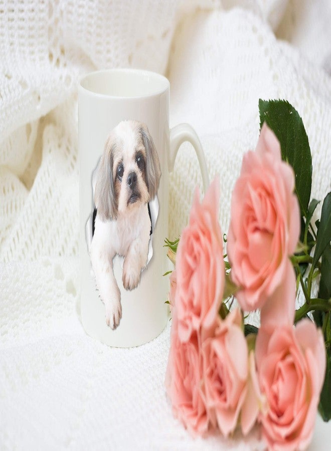 Winston Bear Winston & Bear Curious Shih Tzu Mug – Shih Tzu Ceramic Coffee Mug - Perfect Shih Tzu Gifts - Funny Cute Shih Tzu Dog Coffee Mug for Dog Lovers and Owners (15oz) - Image 4