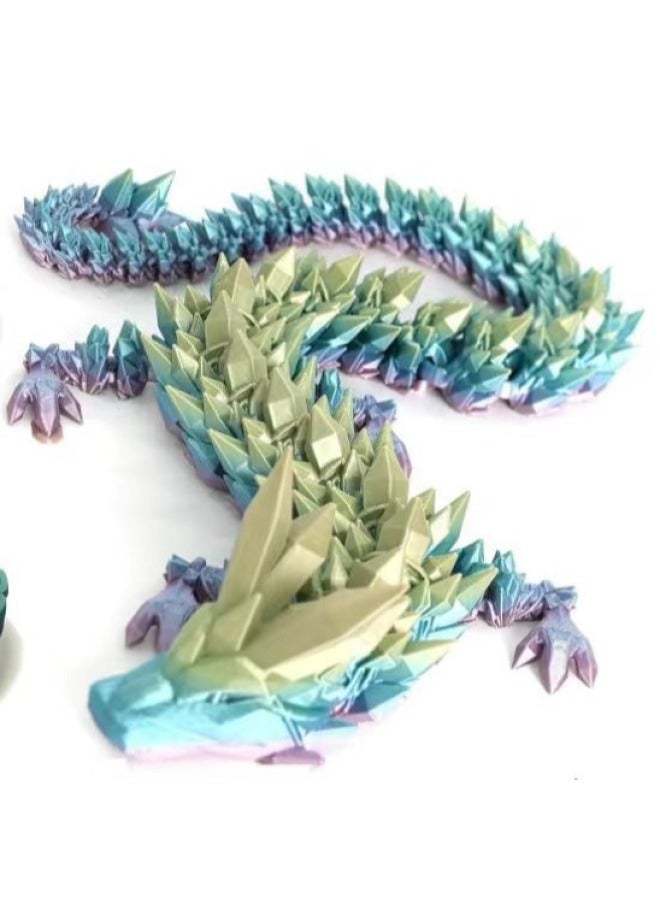 PineFor Apple Dragon Egg Explosions 3d Printing High-end Ornaments Creative Simulation Activities Can Be A Full Set Of Holiday Gifts Wholesale-Color:Bright Golden PineFor Apple Dragon Egg Horned Dragon  - Image 3