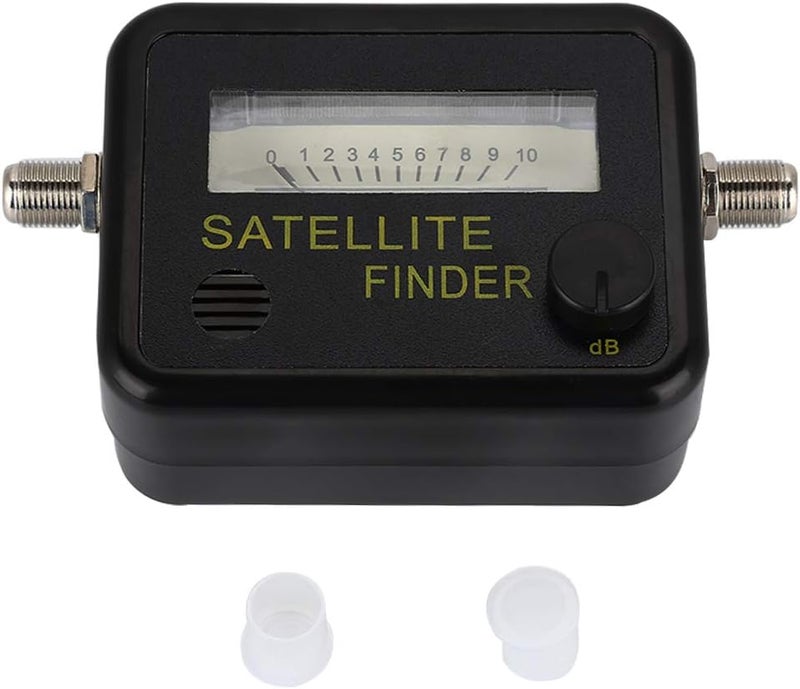 Portable Satellite Finder with Illuminated Display, Lightweight Signal Meter for Home Dish Alignment, ABSMetal, Black/Yellow - Image 4