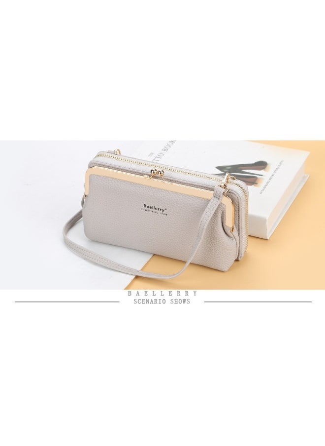 baellerry Mobile Phone Bag for Women Fashion Bag Zipper Shoulder Bag Skew Straddle Purse Zipper Purse for Women  - Image 2