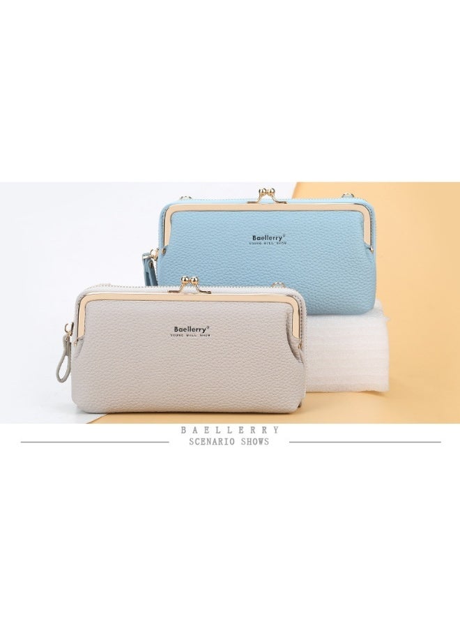 baellerry Mobile Phone Bag for Women Fashion Bag Zipper Shoulder Bag Skew Straddle Purse Zipper Purse for Women  - Image 3