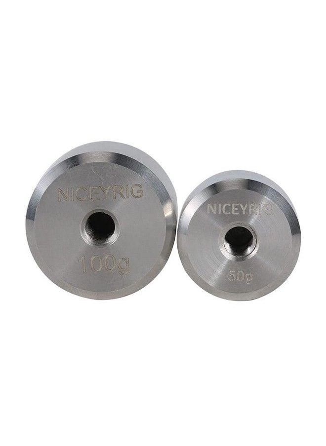 NICEYRIG Gimbal Counterweight Set 150G (100G And 50G) For Dji Ronin Rs2 Rsc2 S Sc Zhiyun Weebill S Crane M2 Plus 3 3S 3439  - Image 1