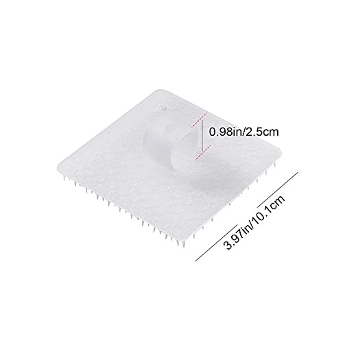 Divinext Silicone Fruit and Vegetable Cleaning Brush with Handle Flexible Kitchen Cleaning Tools,(10 * 10cm, White) - Image 3