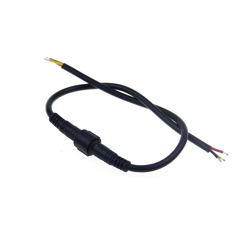 ALITOVE 5 Pairs 3 Pin 3 Core Male Female Plug LED Connector Waterproof IP65 with 20cm 22AWG 3X 0.3mm² Cable for 5V 12V WS2811 WS2812B WS2812 SK6812 SK6812-RGBW Pixel Halloween Christmas Light 14mm Nut - Image 5