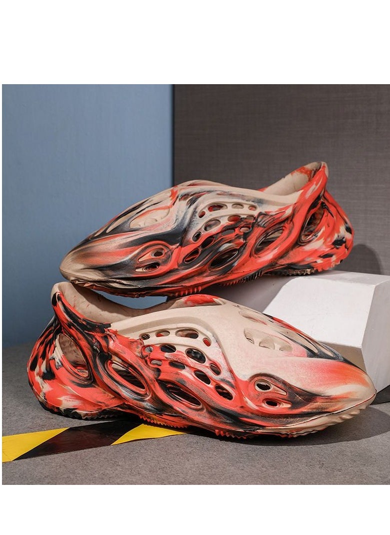 KUYING New Camo Coconut Hole Shoes 