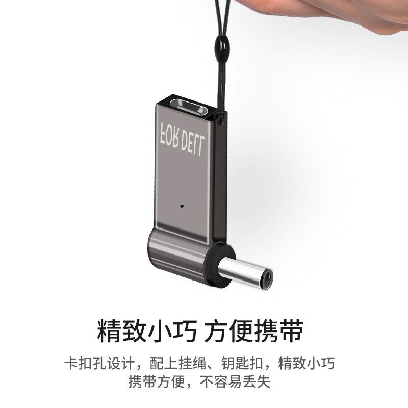 Pd Induction Elbow Zinc Alloy Dc Adapter Suitable For Type-C Female To Lenovo Square Port 1145 100W20V - Image 4