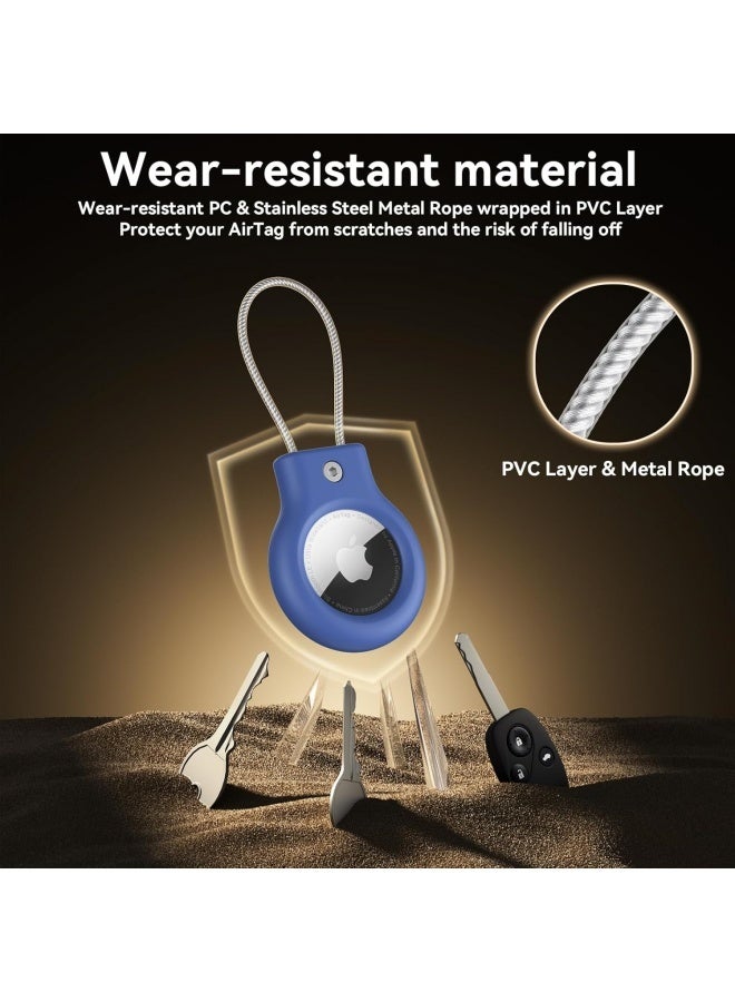 2 Pack Case for AirTag, Anti-Lost Air Tag Lock Case Airtag Keychain Holder for Luggage, Bag, Pet, Key, Backpack - Image 5