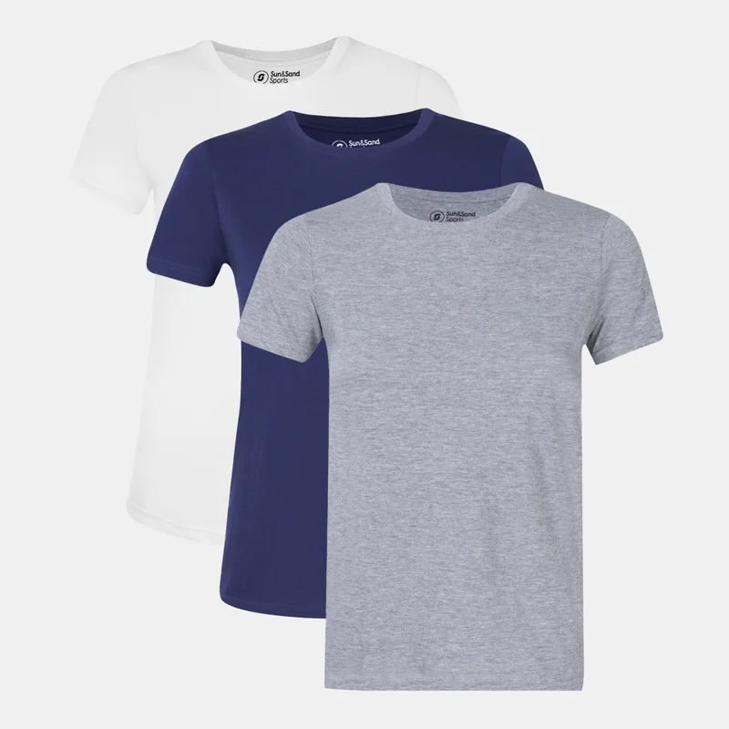 Sun and Sand Sports Women's T-Shirt (3 Pack)