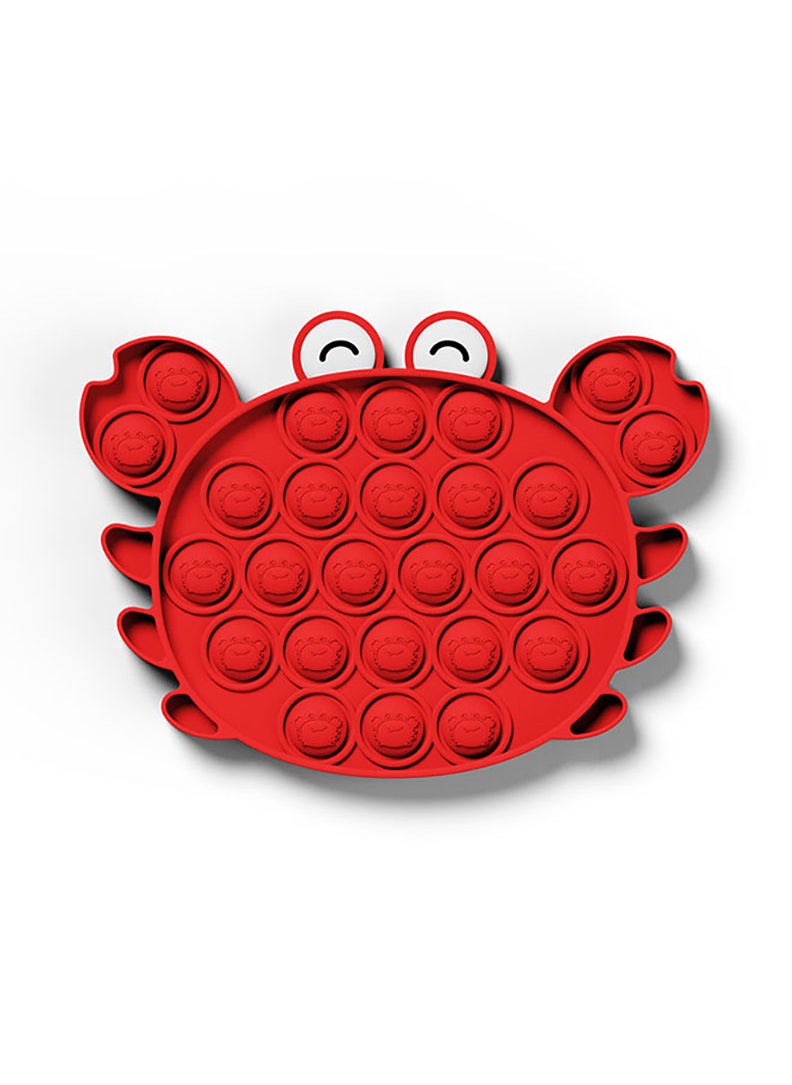 Theodor - Push Pop Bubble Sensory Fidget Toy Red Crab - Image 1