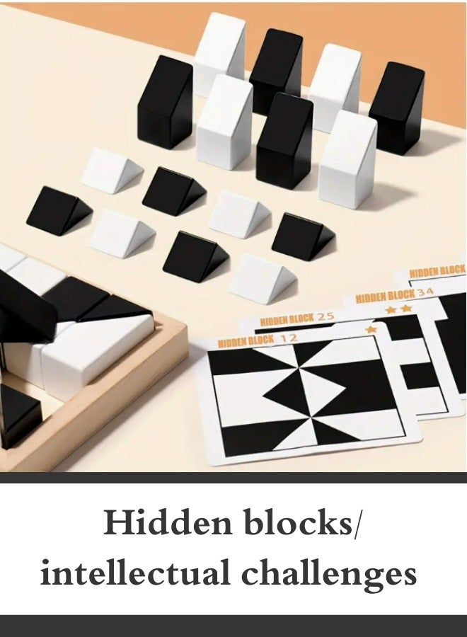 ATRI Hidden Blocks Puzzle for Kids, 3D Puzzle with Storage Tray, Educational Assembly Puzzle, Brain Stimulation Toys, Early Education Desktop Toy for Ages 3 and Up - Image 3