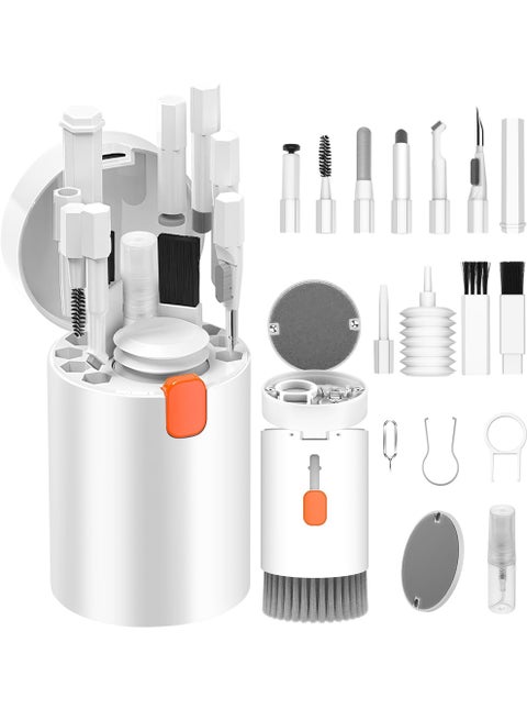 20-in-1 Electronic Cleaner Kit, Keyboard Cleaner kit, Portable Multifunctional Cleaning Tool for PC Monitor,Earbud,Cell Phone,Laptop,Computer,Bluetooth Earphones