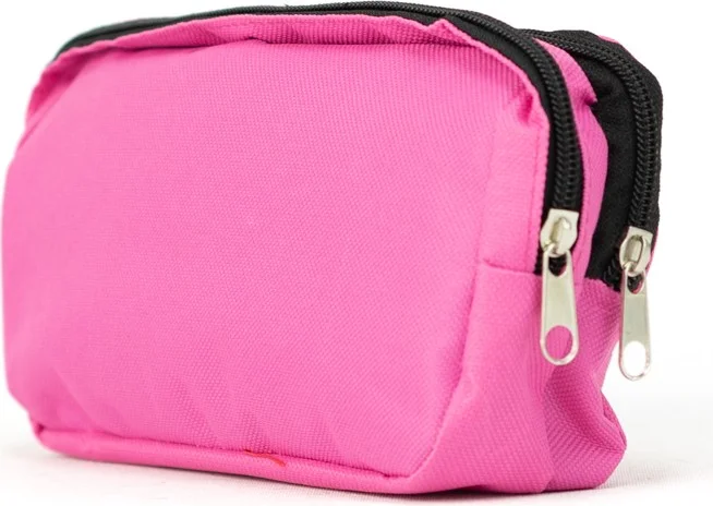 اوبلاند Girls Pencil Case Large Two Compartments Barbie Unicorn Cute Monkey Printed Fabric Durable