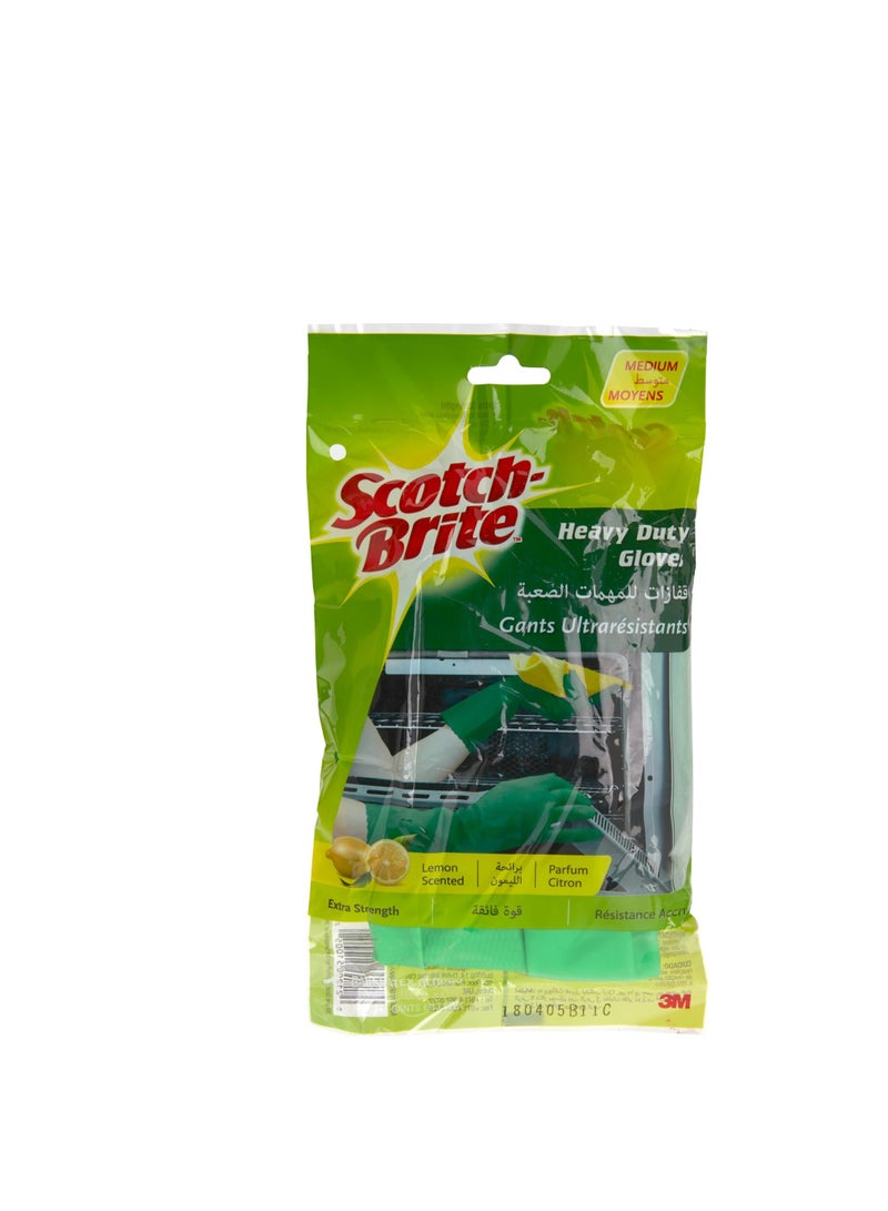 3M 3M Scotch-Brite Hd/Extra Heavy Duty Hand Gloves Med TR027