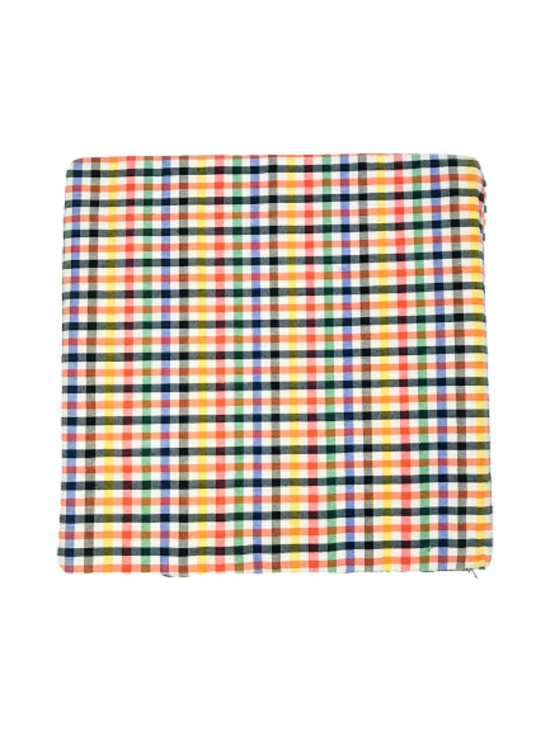 ATOOTFUSION Multicolor Checkered Cotton 300 TC Fabric Width 82 Inch use for Table Cloth Fridge ac Cover Unstitched Pack of 5 Meter - Image 4