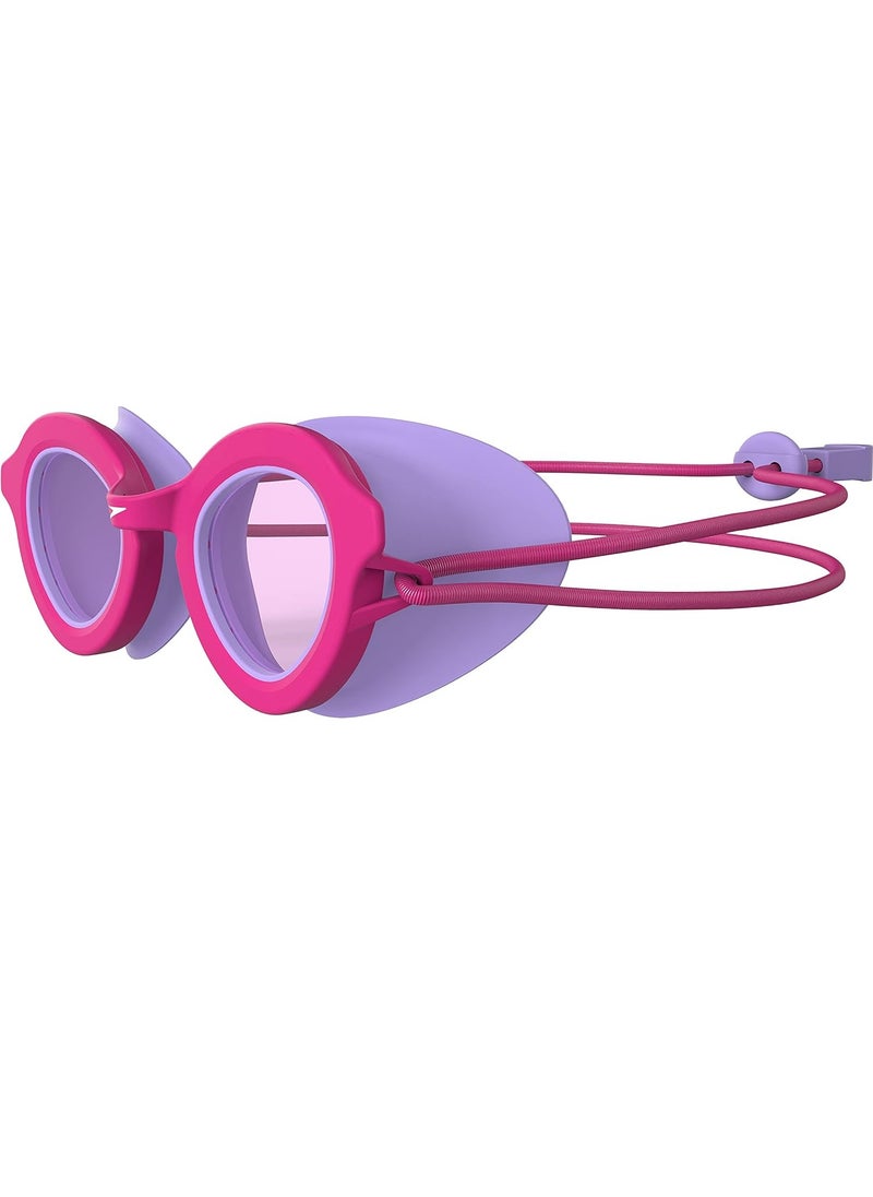 speedo - Sunny G Sea Shells Swimming Goggles | Girls | Kids | Fun Cat-Eye Design | No-Snag Adjustable Strap | Anti-Fog & UV Protection - Image 1