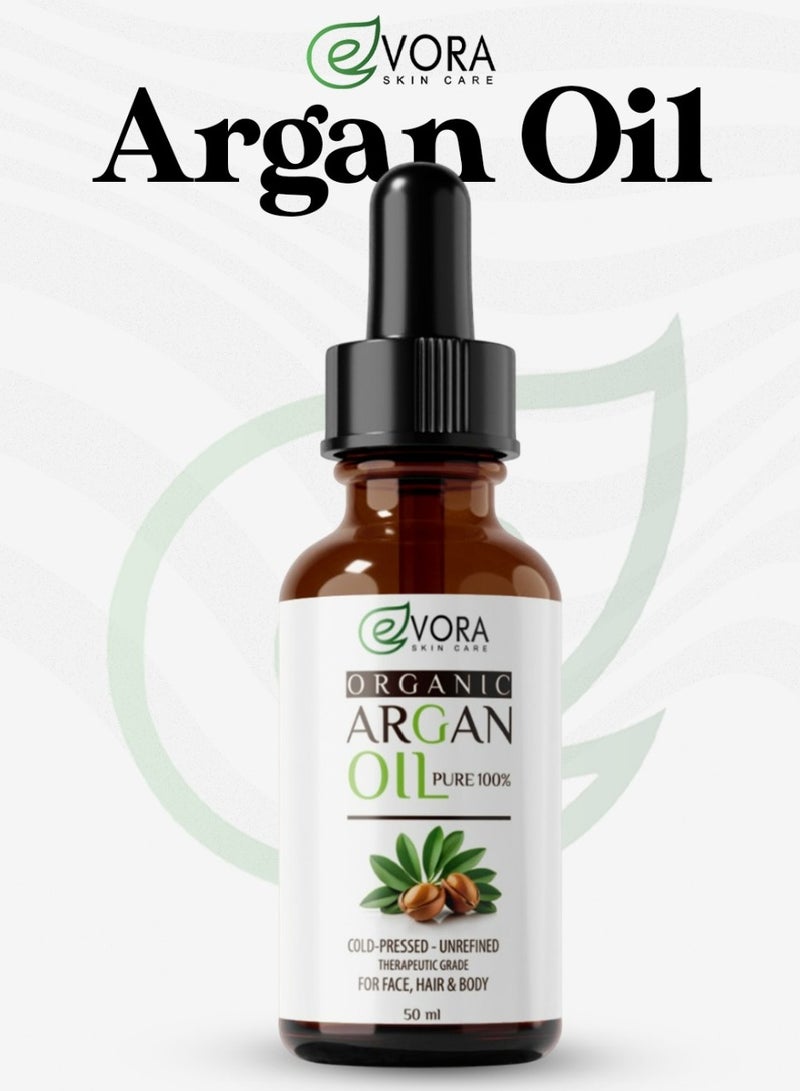 إيفورا زيت الأرجان العضوي من ايفورا مفيد لجميع أنواع البشرة الوزن ٥٠ جرام - Image 3