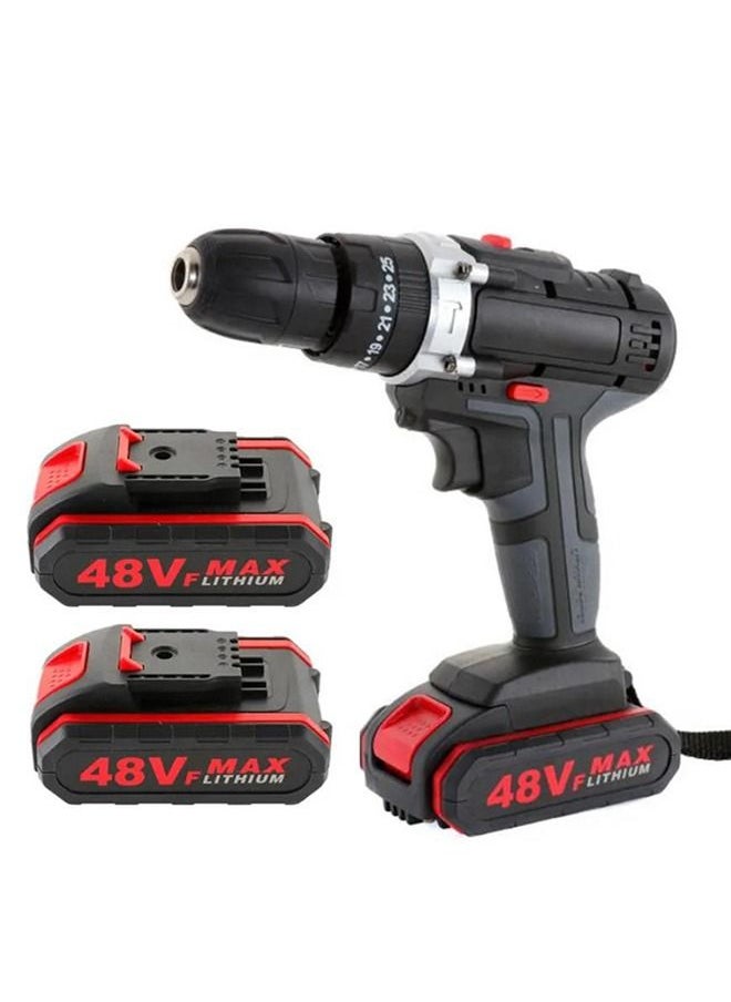 Arabest Double Speed Power Brushless Hand 48VF Impact Electric Drill Set Cordless Drill With Battery Tool  - Image 1