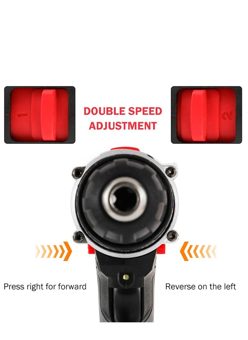 Arabest Double Speed Power Brushless Hand 48VF Impact Electric Drill Set Cordless Drill With Battery Tool  - Image 5