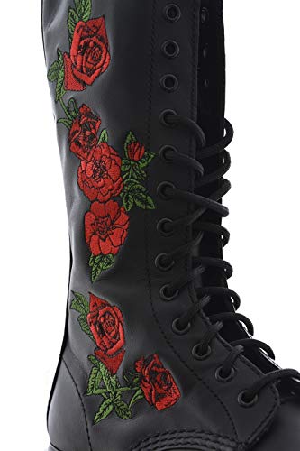 Dr Martens Dr. Martens womens 1914 Vonda Combat Boot, Black Softy T, 5 US - Image 3