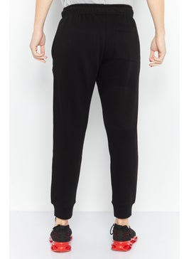 DKNY Sport Men Sportswear Fit Brand Logo Walking Sweatpants, Black  - Image 4