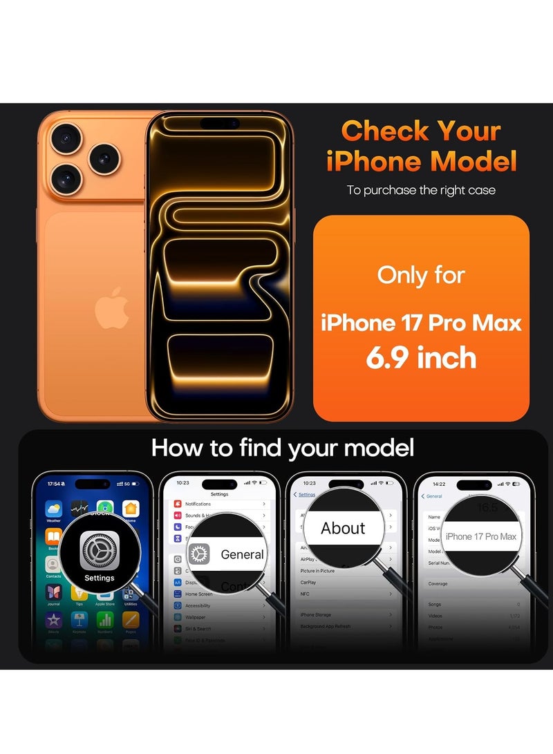 جراب iPhone 17 Pro Max مصنوع من السيليكون السائل الناعم لهاتف iPhone 17 Pro Max، جراب مضاد للخدش مع بطانة داخلية من الألياف الدقيقة، جراب واقٍ مقاوم للصدمات لهاتف iPhone 17 Pro Max - Image 2