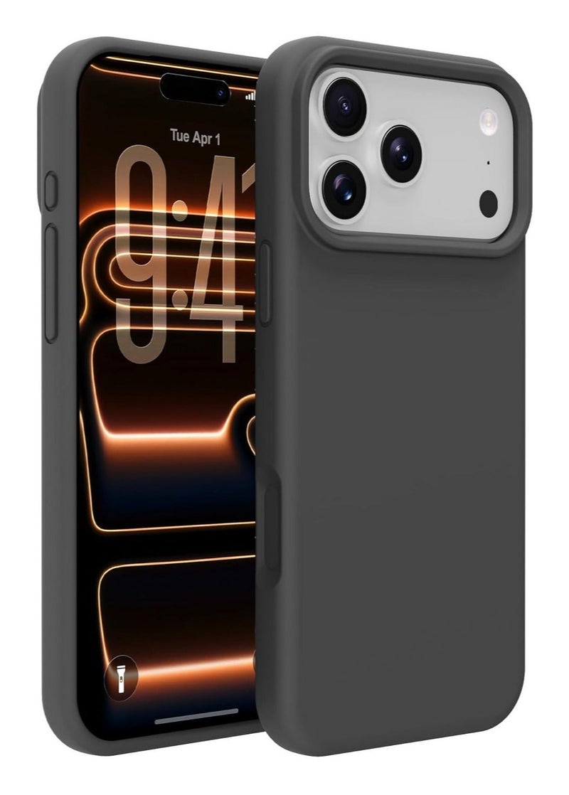 iPhone 17 Pro Max Cover Liquid Soft Silicone iPhone 17 Pro Max Case Anti Scratch with Inside Microfiber Lining Shockproof Protective Phone Case for iPhone 17 Pro Max - Image 1