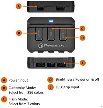 Thermaltake LUMI Color 256C 3Pack RGB Magnetic LED Strip Control Pack AC037LN1NANA1 - Image 2