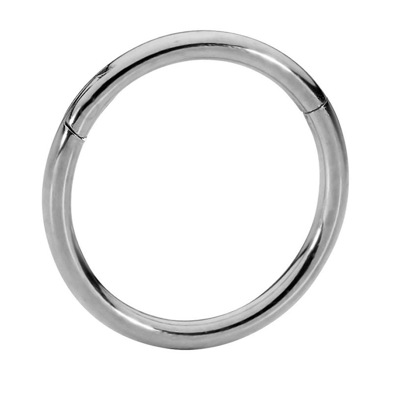 365 Sleepers 20G 18G 16G 14G 12G 10G 8G 6G Titanium 6mm - 16mm Septum Hinged Segment Nose Lip Ring Hoop Sleeper Unisex Earrings Body Piercing Jewelry (20G 7mm) - Image 2