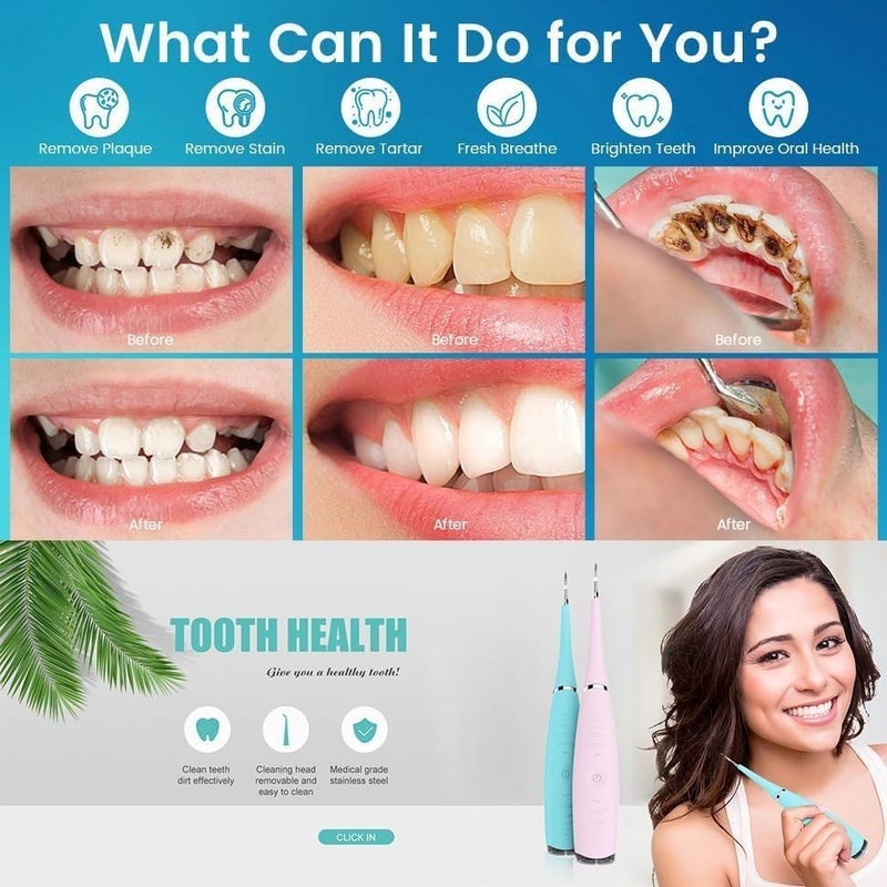 Dental Care Package Electric Toothbrush (Blue) - Image 4