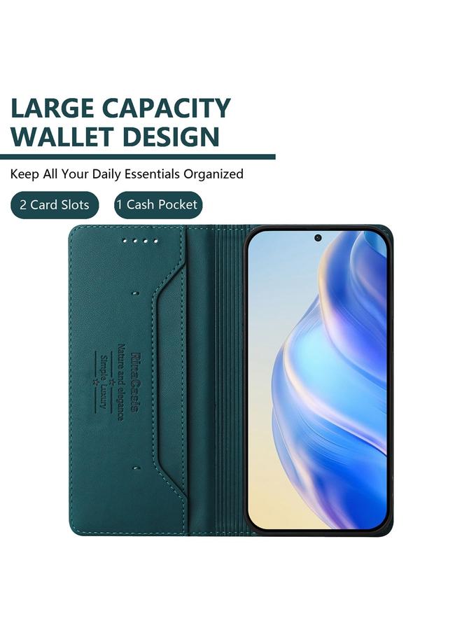 S-TOP Case For OPPO Find X5 RC01 Dual-Folded Magnetic Suction RFID Leather Phone Case - Image 3