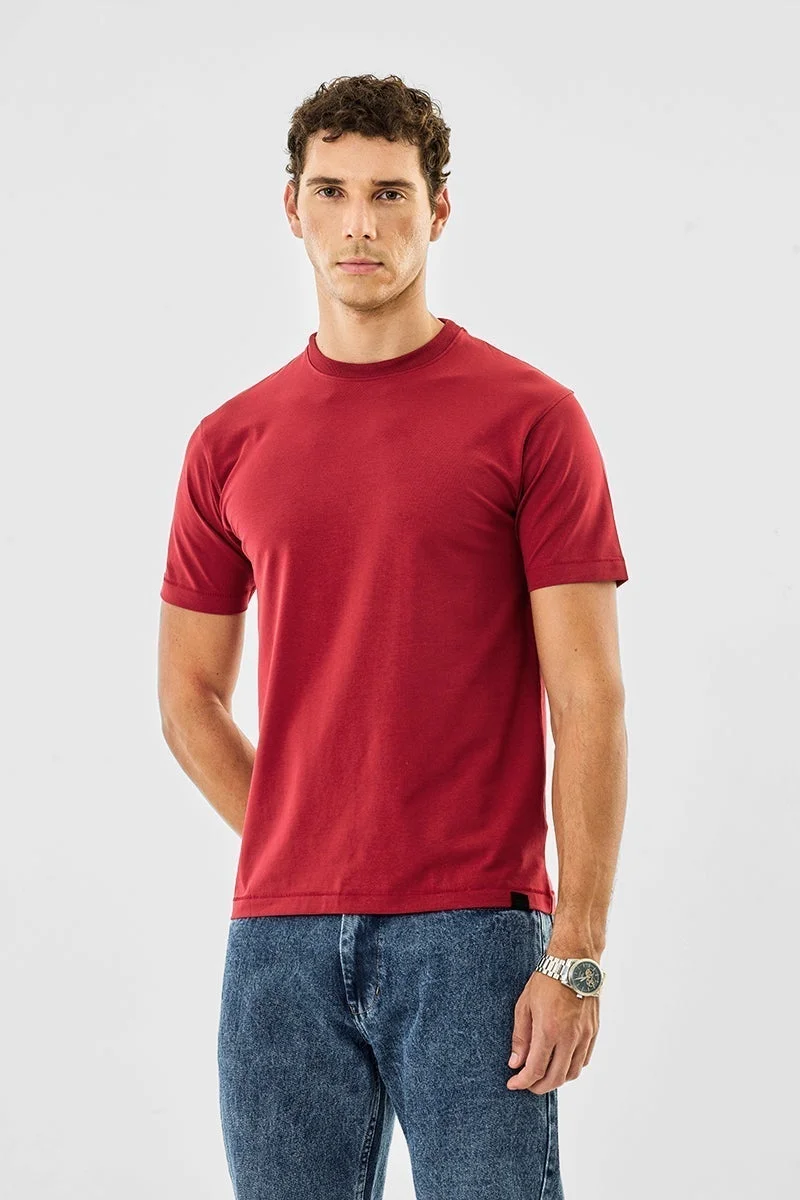 سنيتش تيشيرت كور لاب بقصة ضيقة مطاطية