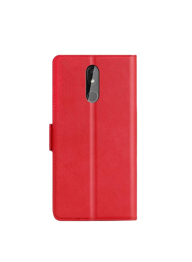 S-TOP Case For Nokia 3.2 Ultra-thin Voltage Side Buckle PU + TPU Leather Phone Case - Image 3