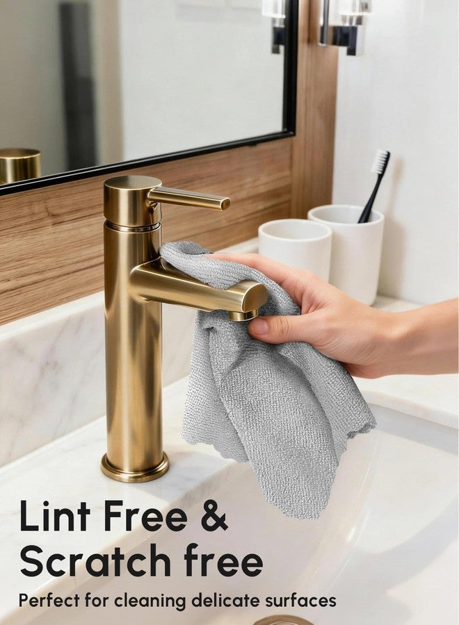 SOOWASH Microfiber Cleaning Cloths Roll, 75 Pack Tear Away Microfiber Towels Roll, 12" x 12" Lint Free Rags, Reusable Cleaning Cloths, Washable, Scratch Free,Ultra Absorbent Dish Rags(Grey) - Image 4