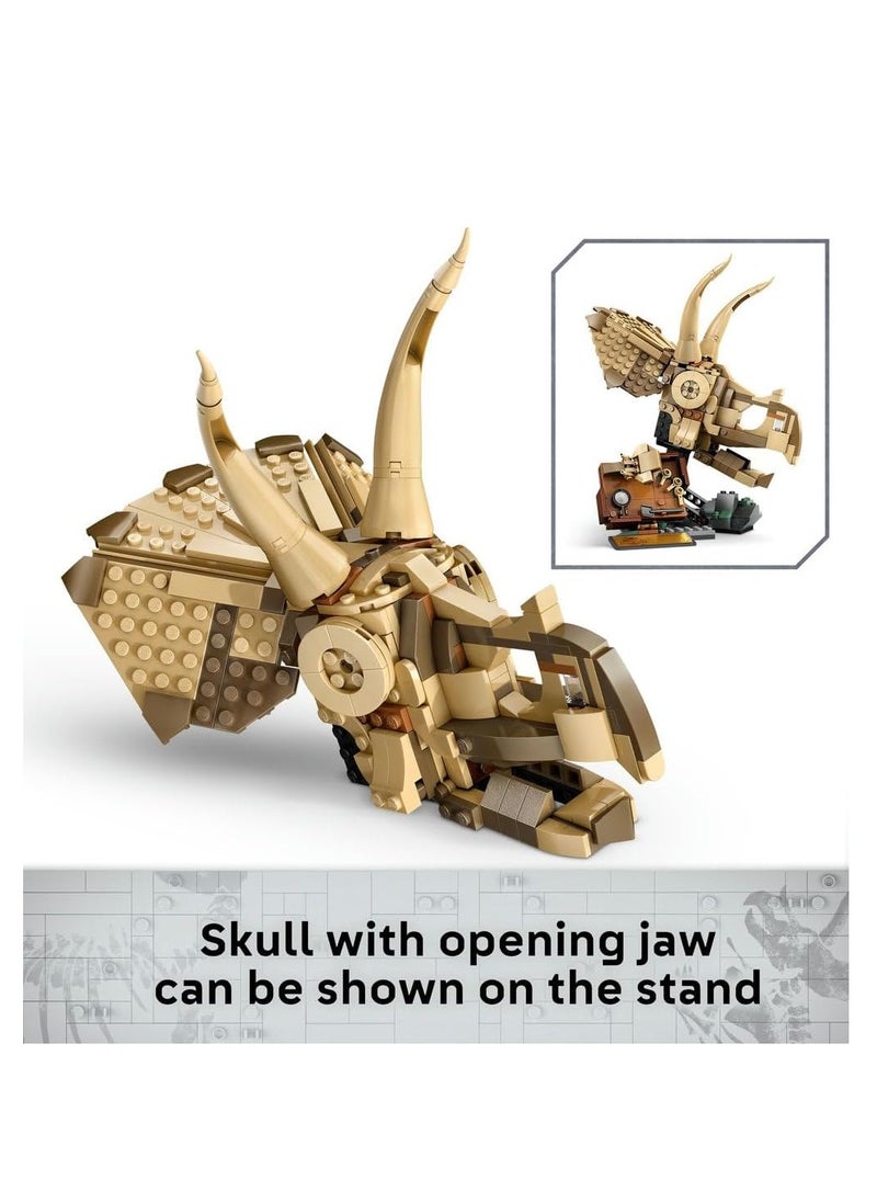 LEGO LEGO Dinosaur Fossils Triceratops Skull, Building Toy Playset 76969  - Image 3