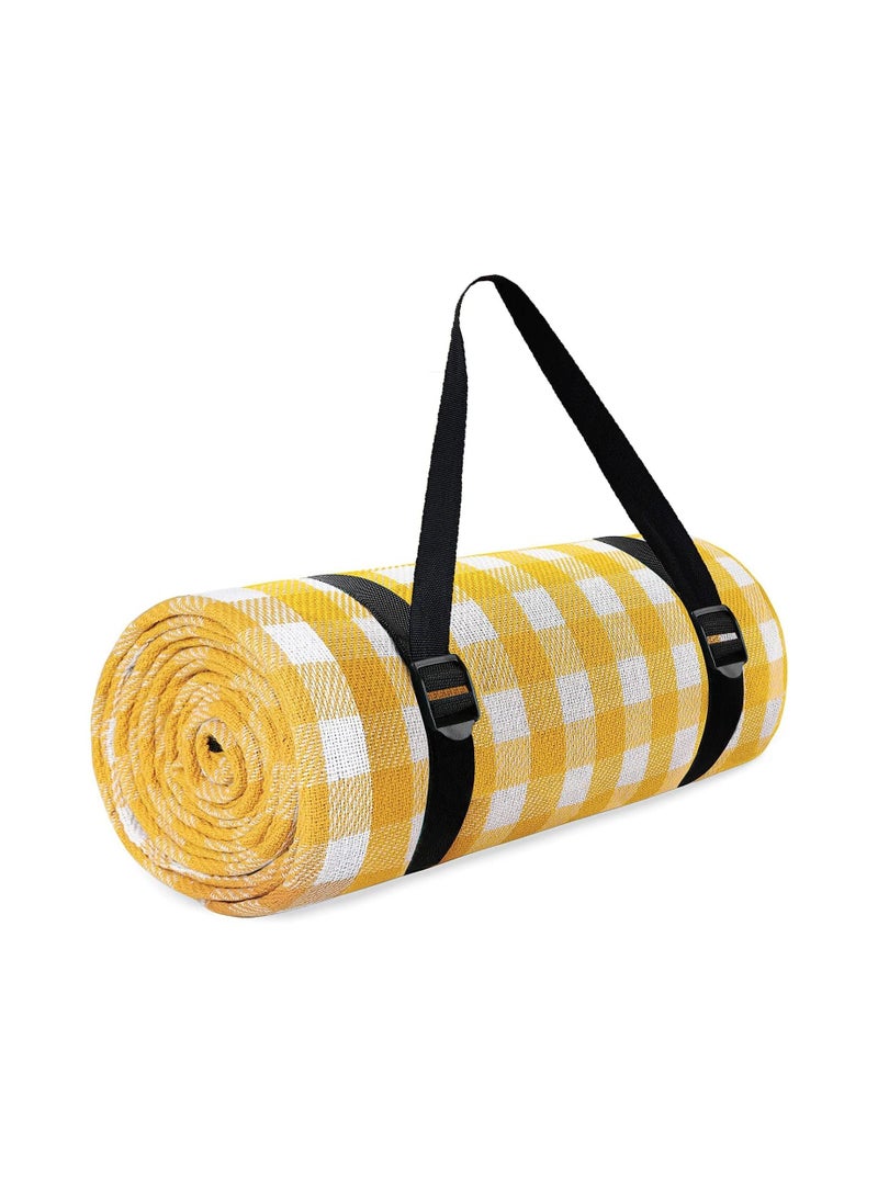Arabest Portable Outdoor Picnic Blanket  Camping Mat, Waterproof & Sandproof Large Foldable 3-Layer Outdoor Blanket for 6 to 8 Adults, for Camping, Park, Beach, Grass, Indoors - Image 1