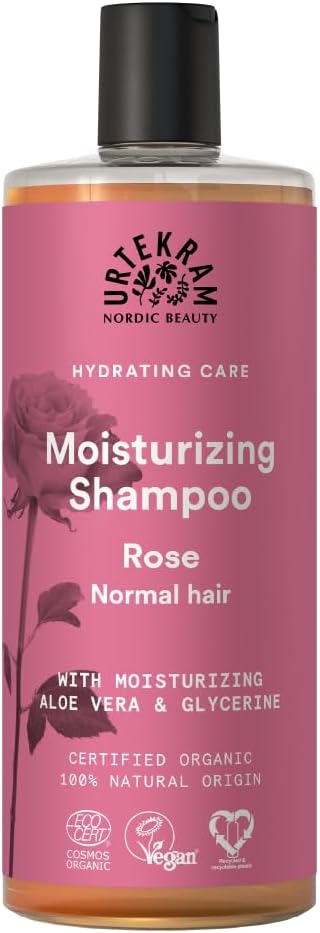 Urtekram Urtekram Moisturizing Rose Shampoo for Normal Hair 500ml - Image 1