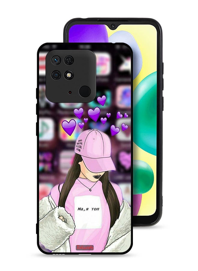 Tolwak Xiaomi Redmi 10C Protective Case Cover Anti Social Club  - Image 1