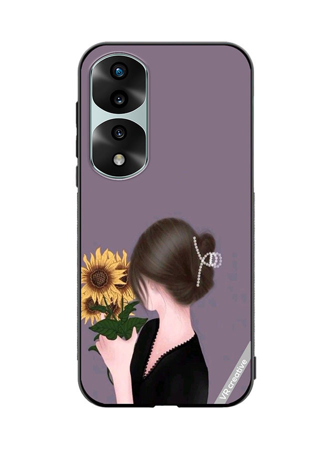 VR CREATIVE Protective Case Cover For Honor 70 Pro plus Sunflower Design Multicolour - Image 1