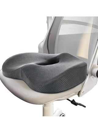 Premium Orthopedic Coccyx Seat Cushion - Memory Foam Ergonomic for Tailbone, Sciatica, Low Back Pain Relief, Pressure Relief for Car Seat, Office Chair and Wheelchair, Gaming Chair Seat (Grey) - pzsku/Z8FA3CADBB658AA8A905BZ/45/_/1700624744/84859750-48a2-4d7b-bf98-762cdaab9f9c