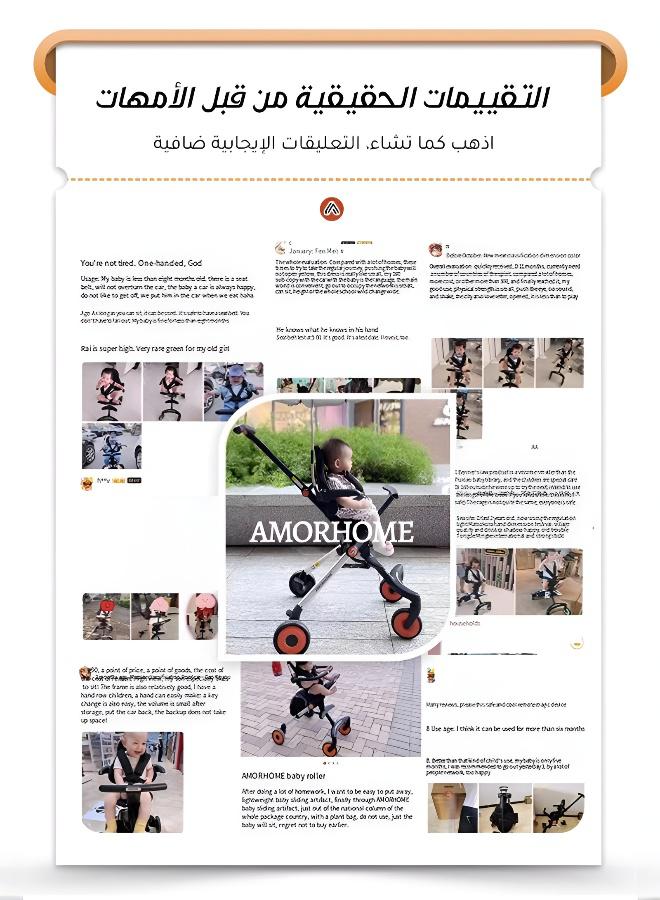 عربة أطفال خفيفة وقابلة للطي - Image 5