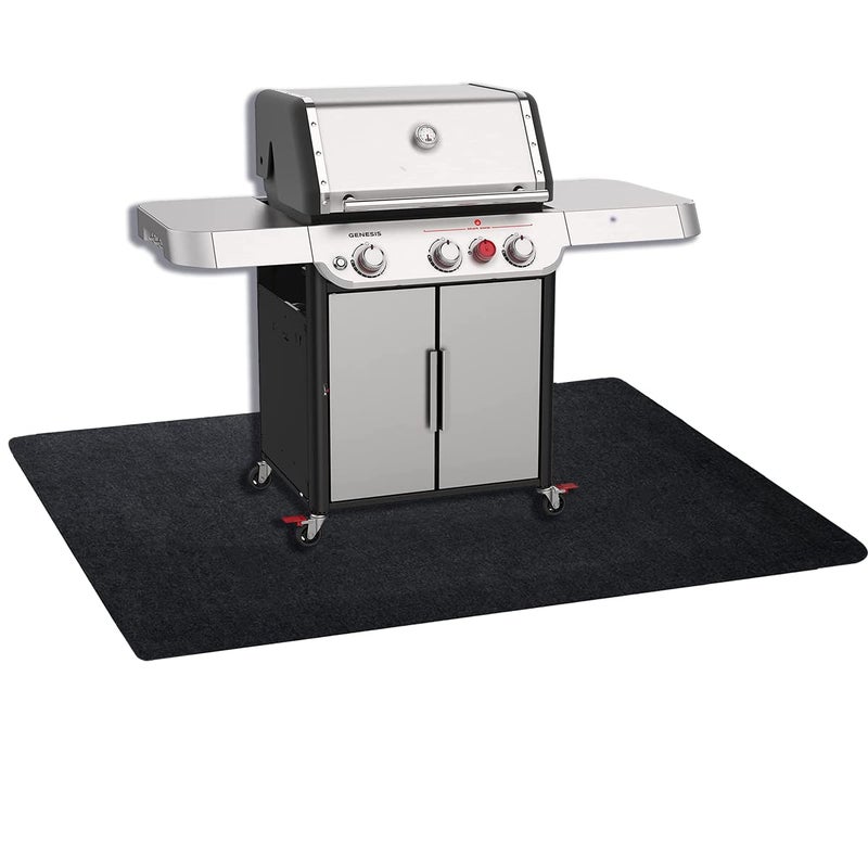Brinman Under Grill Mat,Premium 36"x48"Absorbent Oil Protective mats for Deck &Patio,Grill Mat for Deck,Under Grill Floor Pad to Protect Deck,BBQ Mat for Under BBQ,Waterproof,Reusable - Image 1