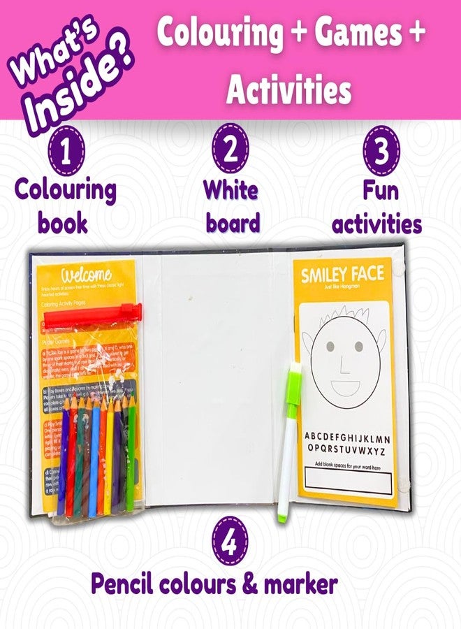 CocoMoco Kids Unicorn Theme Colouring Kit for Kids 6-12 | Art and Craft Kit for Girls 9-12 | Drawing, Games Activity Set | Return Gifts for Kids Birthday Party | Gift for Boys & Girls (Pack of 5) - Image 3